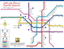 نقشه مترو تهران و راهنمای کامل خطوط (۱۴۰۲)